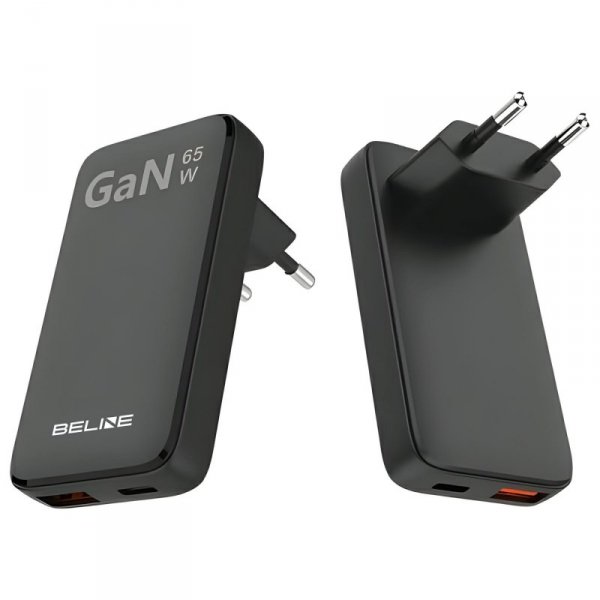 Ładowarka Beline 65W High Power – Uniwersalny Zasilacz USB-C do Laptopa i Telefonu (Czarna)