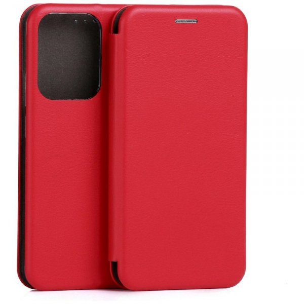 Etui Beline Book Magnetic do Oppo Reno   14F czerwony
