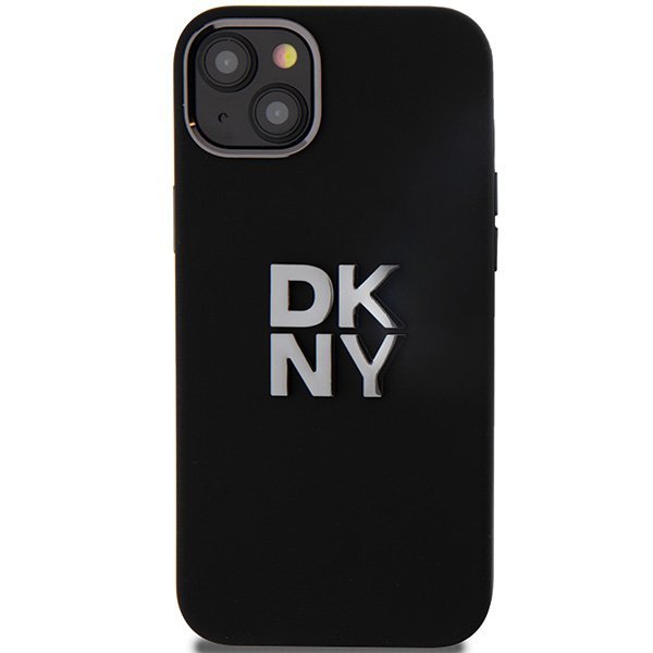DKNY DKHCP15MSMCBSK iPhone 15 Plus / 14Plus 6.7&quot; czarny/black hardcase Liquid Silicone Metal Logo