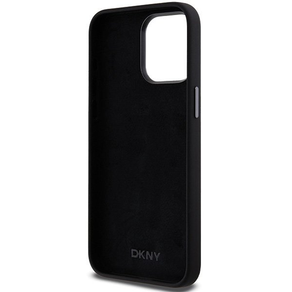 DKNY DKHCP15XSMCBSK iPhone 15 Pro Max 6.7&quot; czarny/black hardcase Liquid Silicone Metal Logo