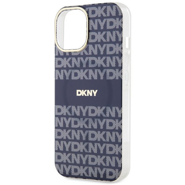 DKNY DKHMP15SHRHSEB iPhone 15 / 14 / 136.1&quot; niebieski/blue hardcase IML Mono & Stripe MagSafe