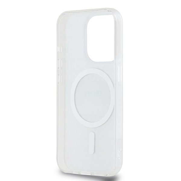 DKNY DKHMP15XHRHSEE iPhone 15 Pro Max6.7&quot; beżowy/beige hardcase IML Mono & Stripe MagSafe