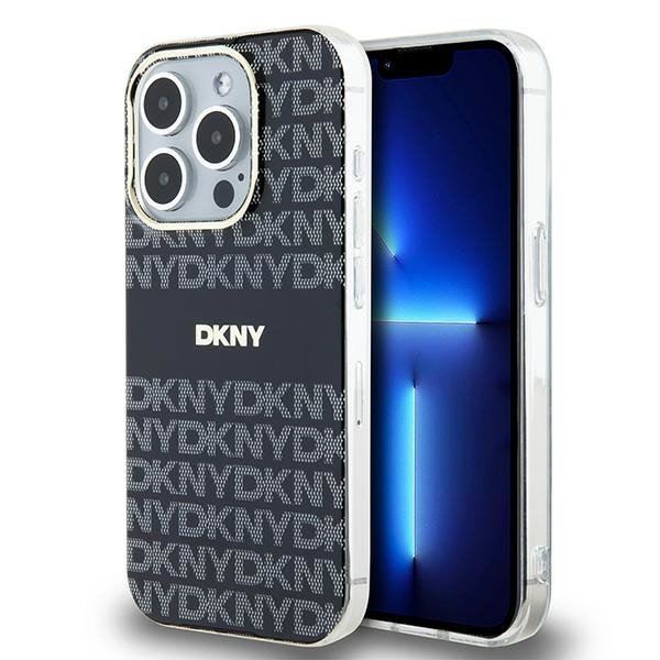 DKNY DKHMP13XHRHSEK iPhone 13 Pro Max6.7&quot; czarny/black hardcase IML Mono & Stripe MagSafe