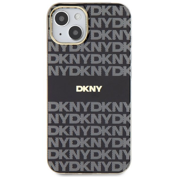 DKNY DKHMP14SHRHSEK iPhone 14 / 15 / 136.1&quot; czarny/black hardcase IML Mono & Stripe MagSafe