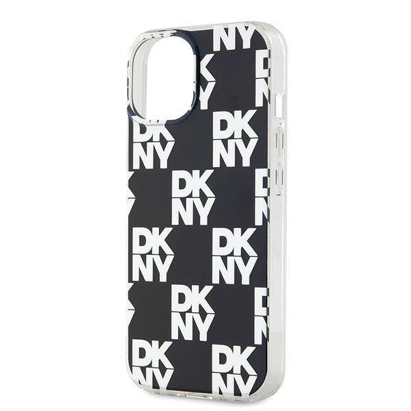 DKNY DKHCP15SHDLCEK iPhone 15 / 14 / 136.1&quot; czarny/black hardcase IML Checkered Mono Pattern