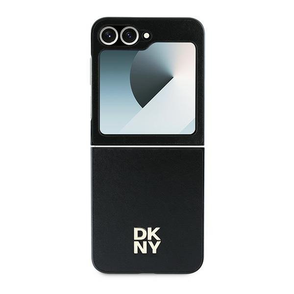 DKNY DKHCZF6PSMCSLK Z Flip6 F741czarny/black lether Matal Stack Logo
