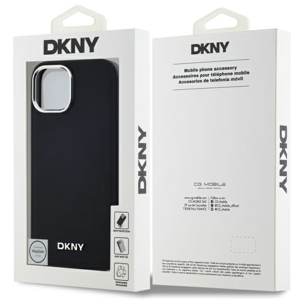 DKNY DKHMP14SPSCMCLK iPhone 14 6.1"czarny/black hardcase Plain Logo MagSafe