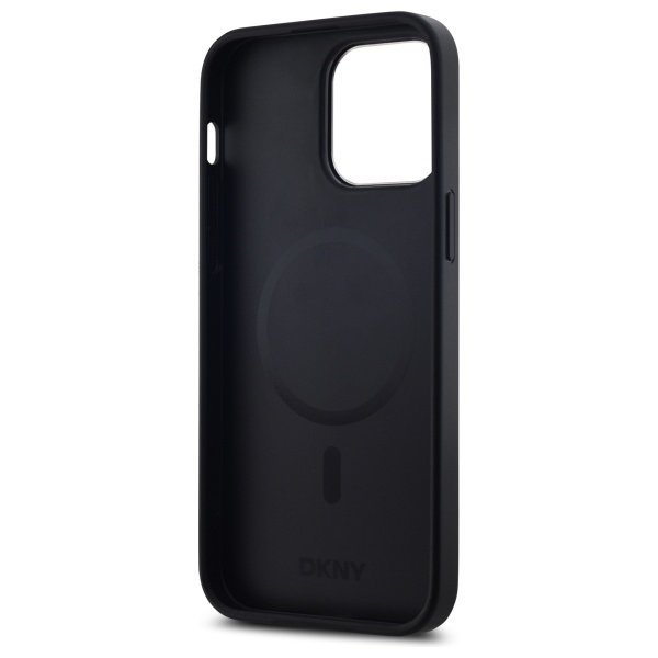 DKNY DKHMP14XPSCMCLK iPhone 14 ProMax 6.7&quot; czarny/black hardcase Plain Logo MagSafe