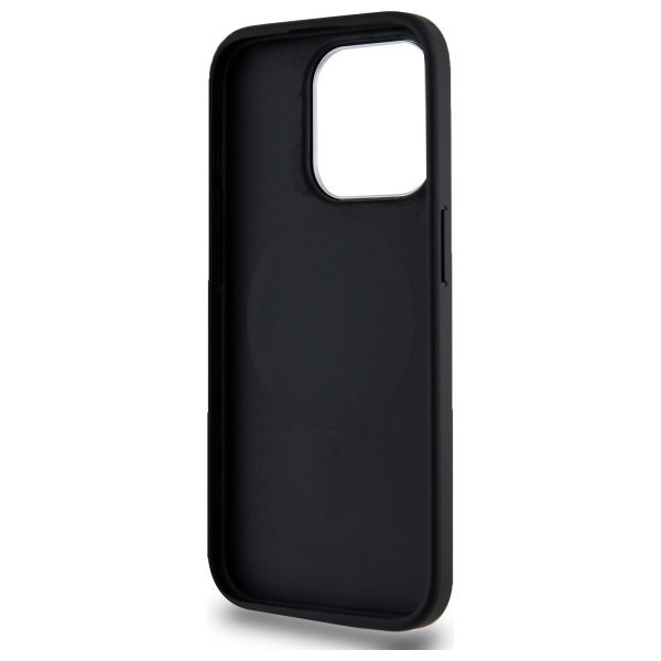 DKNY DKHMP15LPSCMCLK iPhone 15 Pro6.1&quot; czarny/black hardcase Plain Logo MagSafe