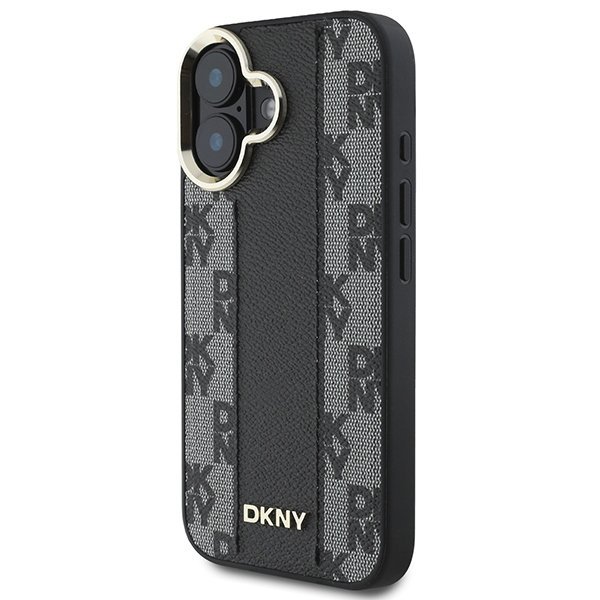 DKNY DKHMP16SPCPVSLK iPhone 16 6.1&quot; czarny/black hardcase Checkered Pattern Magsafe