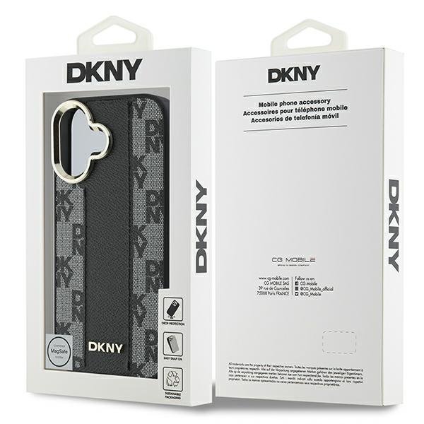 DKNY DKHMP16MPCPVSLK iPhone 16 Plus6.7&quot; czarny/black hardcase Checkered Pattern Magsafe