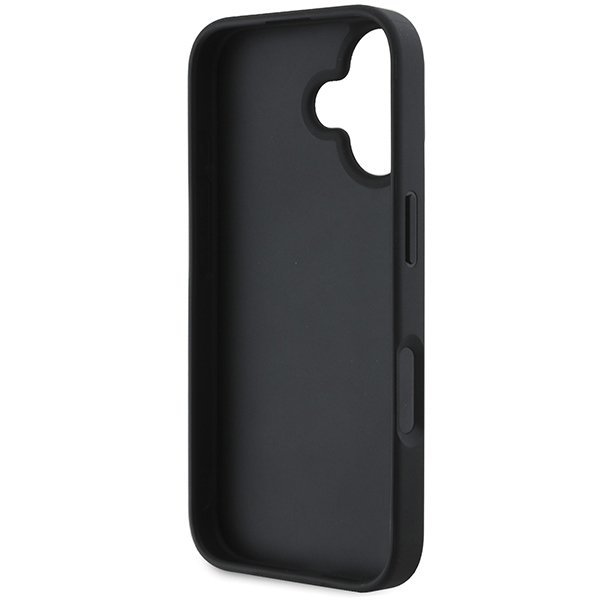 DKNY DKHCP16SPCPTSSK iPhone 16 6.1&quot; czarny/black hardcase Checkered Pattern & Printed Stripes