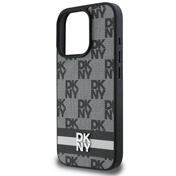 DKNY DKHCP16XPCPTSSK iPhone 16 Pro Max6,9&quot; czarny/black hardcase Checkered Pattern & Printed Stripes