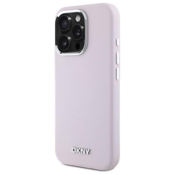 DKNY DKHMP16XSMCHLP iPhone 16 Pro Max    6.9&quot; różowy/pink hardcase Liquid Silicone Small Metal Logo MagSafe
