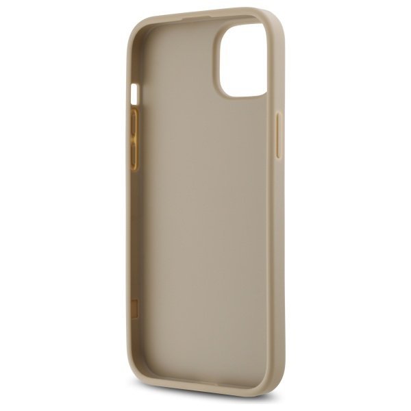 DKNY DKHCP15MPQDSLE iPhone 15 Plus 6.7&quot;  beżowy/beige Quilted Stack Logo