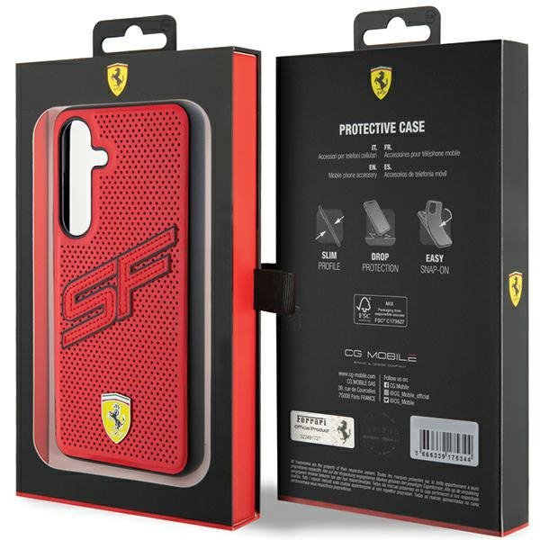 Ferrari FEHCS24MPINR S24+ S926czerwony/red hardcase Big SF Perforated