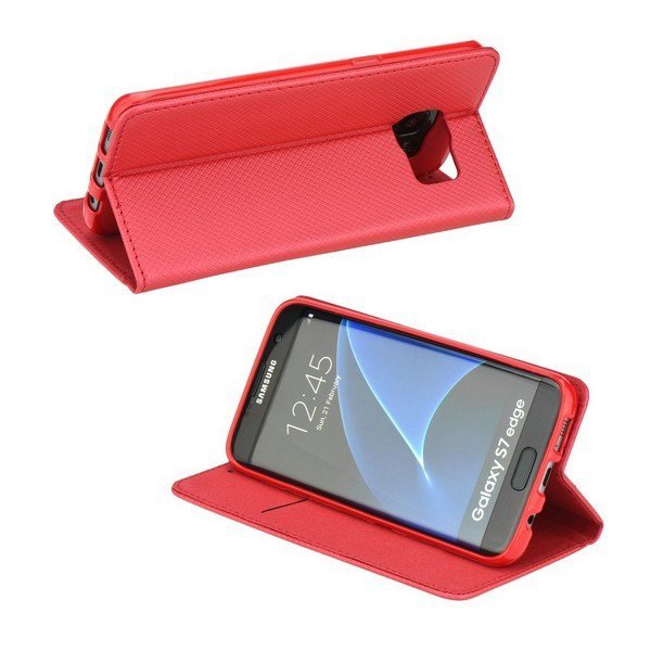 Etui Smart Magnet book Samsung A14 5G A146 czerwony/red