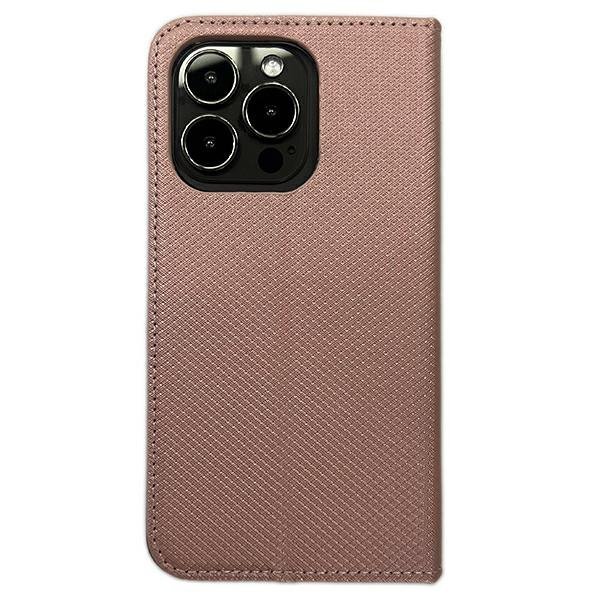 Etui Smart Magnet book Samsung M55różowo złoty/rose gold