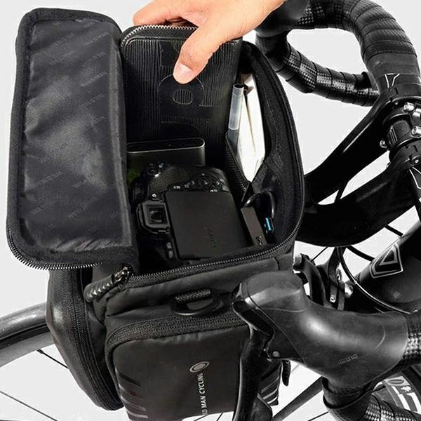 WILDMAN Torba na ramę roweru GS6 3L      uchwyt rowerowy czarna/black