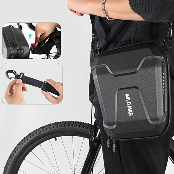 WILDMAN Etui/uchwyt na rower E8 3L sakwa na ramę czarna/black