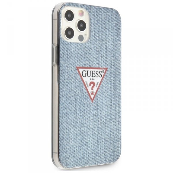 Guess GUHCP12LPCUJULLB iPhone12 Pro Max 6,7&quot;  niebieski/light blue hardcase Jeans Collection