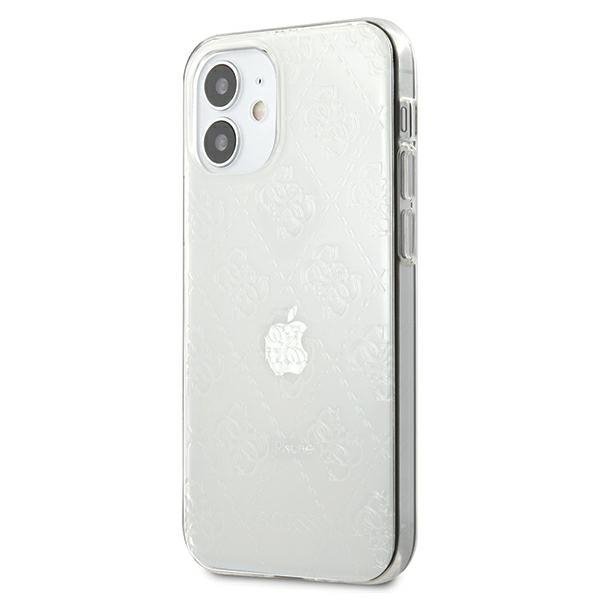Guess GUHCP12S3D4GTR iPhone 12 mini5,4&quot; transparent hardcase 4G 3D Pattern Collection