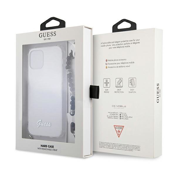 Guess GUHCP12LKPSBK iPhone 12 Pro Max6,7&quot;  Transparent hardcase Black Pearl