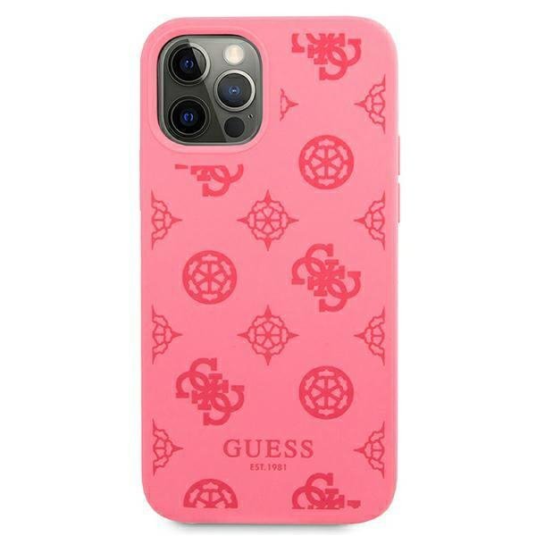 Guess GUHCP12LLSPEFU iPhone 12 Pro Max6,7&quot; fuksja/fuchsia hard case Peony Collection