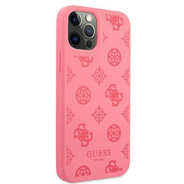 Guess GUHCP12LLSPEFU iPhone 12 Pro Max6,7&quot; fuksja/fuchsia hard case Peony Collection