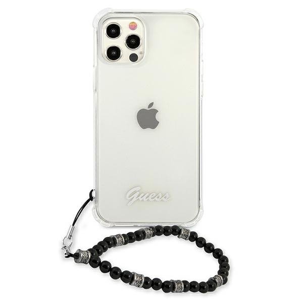 Guess GUHCP12MKPSBK iPhone 12/12 Pro6,1&quot; Transparent hardcase Black Pearl