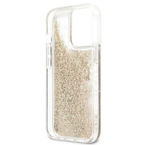 Guess GUHCP13XLG4GGO iPhone 13 Pro Max6,7&quot; złoty/gold hardcase 4G Big Liquid Glitter