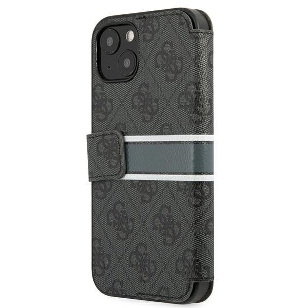 Guess GUBKP13S4GDGR iPhone 13 mini 5,4&quot; szary/grey book 4G Stripe