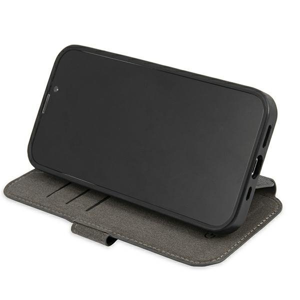 Guess GUBKP13S4GDGR iPhone 13 mini 5,4&quot;szary/grey book 4G Stripe