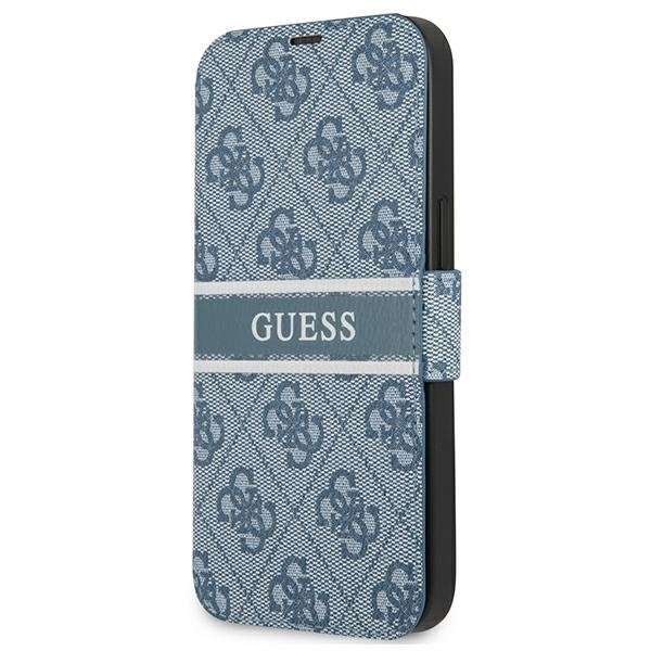 Guess GUBKP13S4GDBL iPhone 13 mini 5,4&quot;niebieski/blue book 4G Stripe