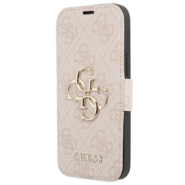 Guess GUBKP13X4GMGPI iPhone 13 Pro Max6,7&quot; różowy/pink book 4G Big Metal Logo