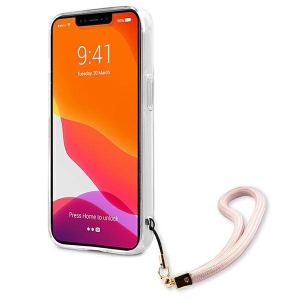 Guess GUHCP13XKMABPI iPhone 13 Pro Max6,7&quot; różowy/pink hardcase Marble Strap Collection