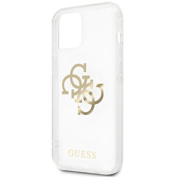 Guess GUHCP13SKS4GGO iPhone 13 mini 5,4&quot; Transparent hardcase 4G Gold Charms Collection