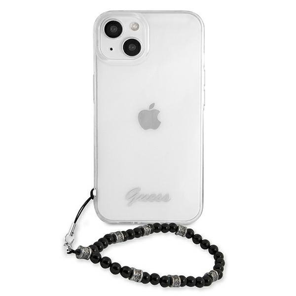 Guess GUHCP13MKPSBK iPhone 13 / 14 / 156.1&quot; Transparent hardcase Black Pearl