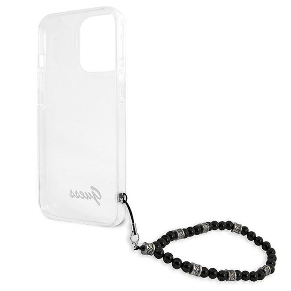 Guess GUHCP13LKPSBK iPhone 13 Pro / 13 6,1&quot; Transparent hardcase Black Pearl