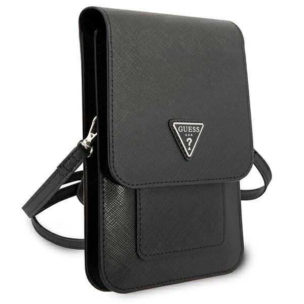Guess Torebka GUWBSATMBK czarny/blackSaffiano Triangle