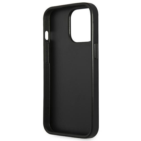 Guess GUHCP13LPSATLG iPhone 13 Pro / 13 6,1&quot; srebrny/silver hardcase SaffianoTriangle Logo
