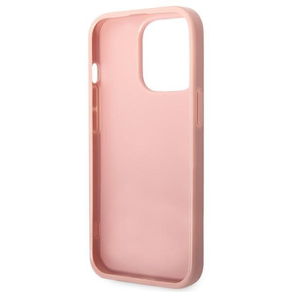 Guess GUHCP14XHGGSHP iPhone 14 Pro Max6,7&quot; różowy/pink hard case Glitter Script