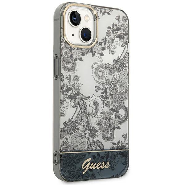 Guess GUHCP14MHGPLHG iPhone 14 Plus / 15 Plus 6.7&quot; szary/grey hardcase Porcelain Collection