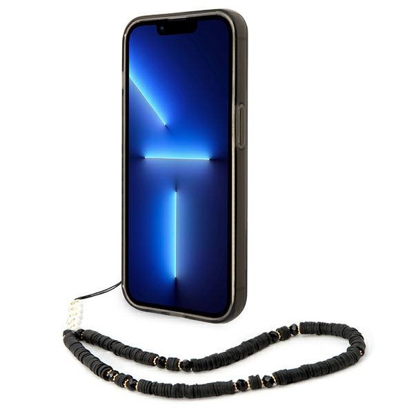 Guess GUHCP14LHGCOHK iPhone 14 Pro6,1&quot; czarny/black hardcase Translucent Pearl Strap