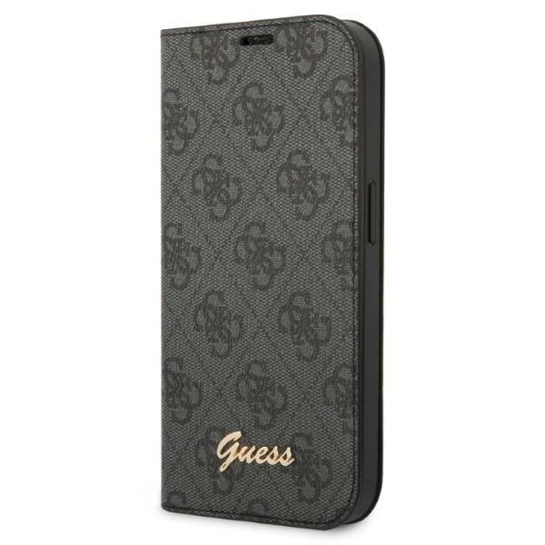 Guess GUBKP14LHG4SHK iPhone 14 Pro6,1&quot; czarny/black book 4G Vintage Gold Logo