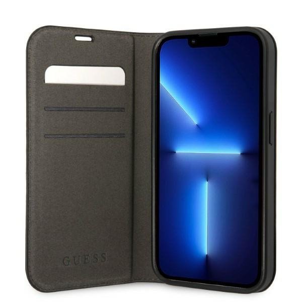 Guess GUBKP14LHG4SHK iPhone 14 Pro6,1&quot; czarny/black book 4G Vintage Gold Logo