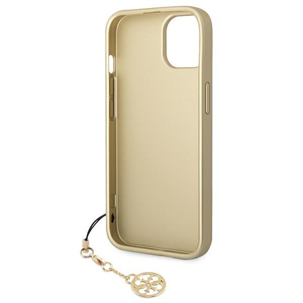Guess GUHCP14MGF4GBR iPhone 14 Plus / 15 Plus 6.7&quot; brązowy/brown hardcase 4G Charms Collection
