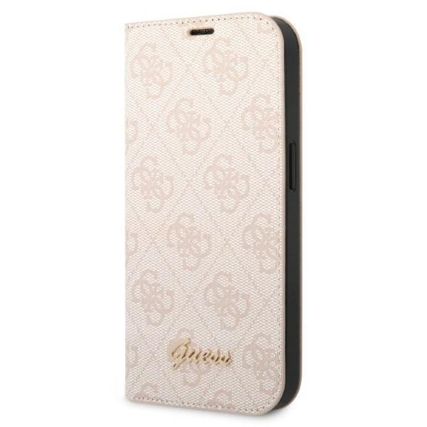 Guess GUBKP14XHG4SHP iPhone 14 Pro Max6,7&quot; różowy/pink book 4G Vintage Gold Logo