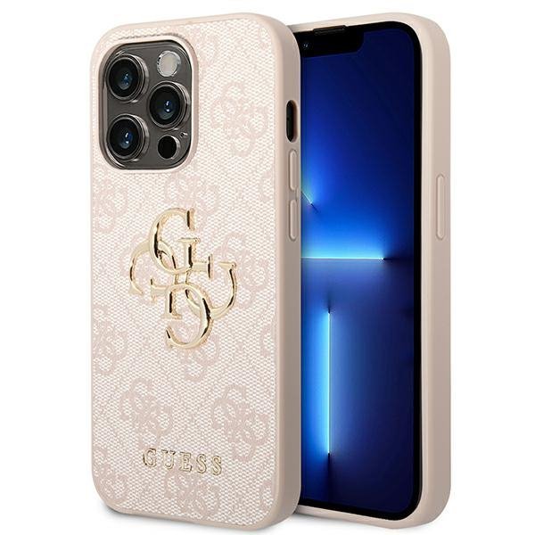 Guess GUHCP14L4GMGPI iPhone 14 Pro6,1&quot; różowy/pink hardcase 4G Big Metal Logo