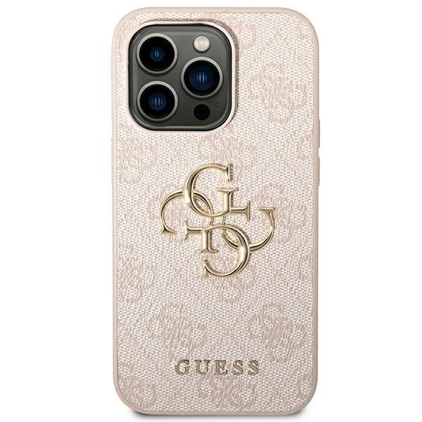 Guess GUHCP14X4GMGPI iPhone 14 Pro Max6,7&quot; różowy/pink hardcase 4G Big Metal Logo